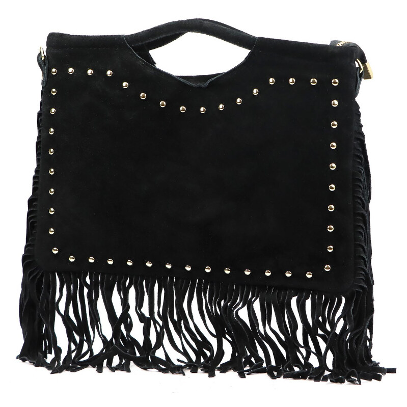 Kožená kabelka Luka čierna KZ2258648 65701648