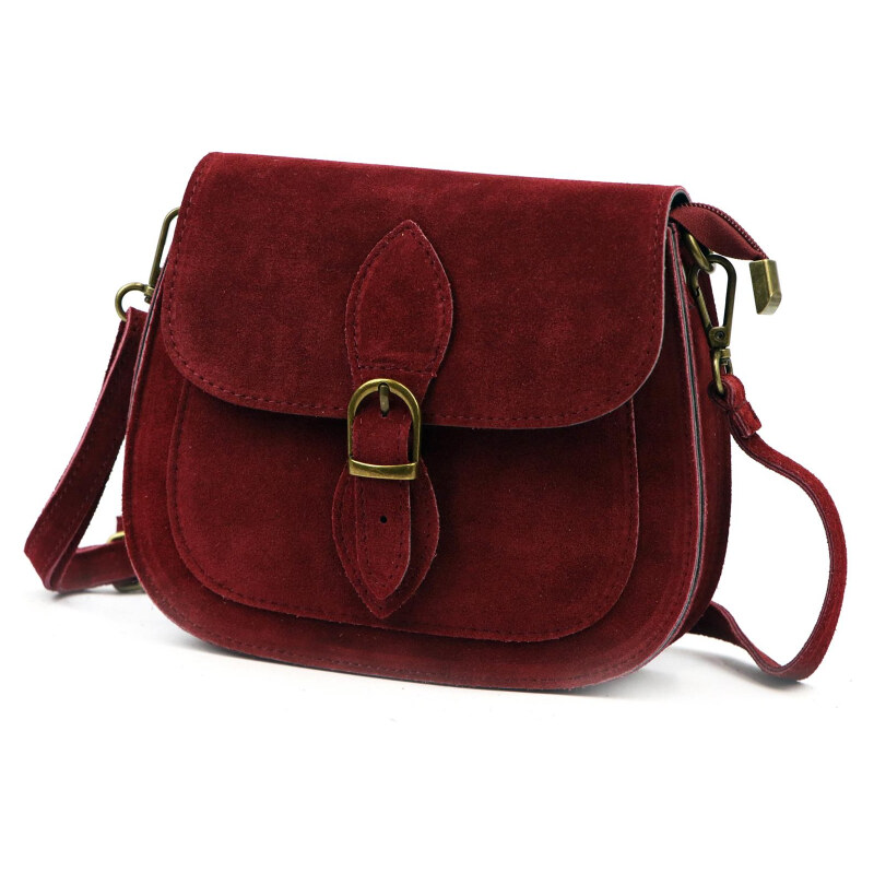 Kožená kabelka Luka vínová KZ2258746 65701667