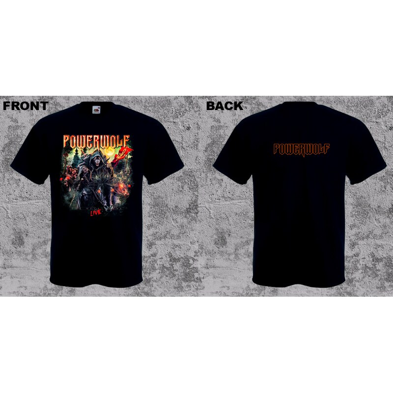 Fruit of the Loom Powerwolf - Live (tričko) 65702382