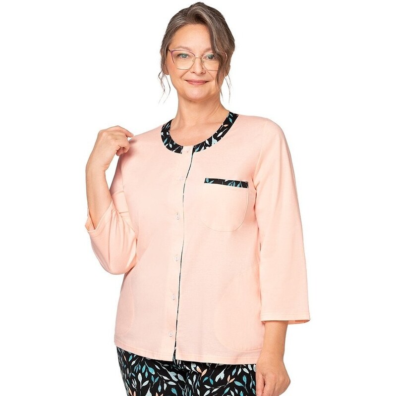 Martel dámske zapínacie pyžamo Olga II - bavlna 65846341