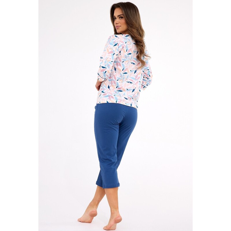 Cornette dámske pyžamo Amelia 2 - 7/8 nohavice 65846420