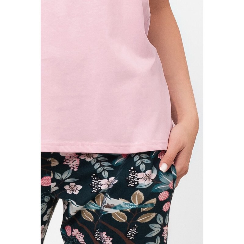 Italian Fashion dámske bavlnené pyžamo Marisal - krátky rukáv 65846496