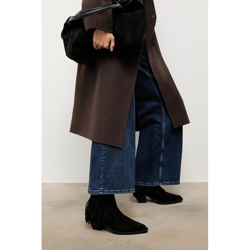 Semišové kovbojské topánky Answear.LAB 64588517