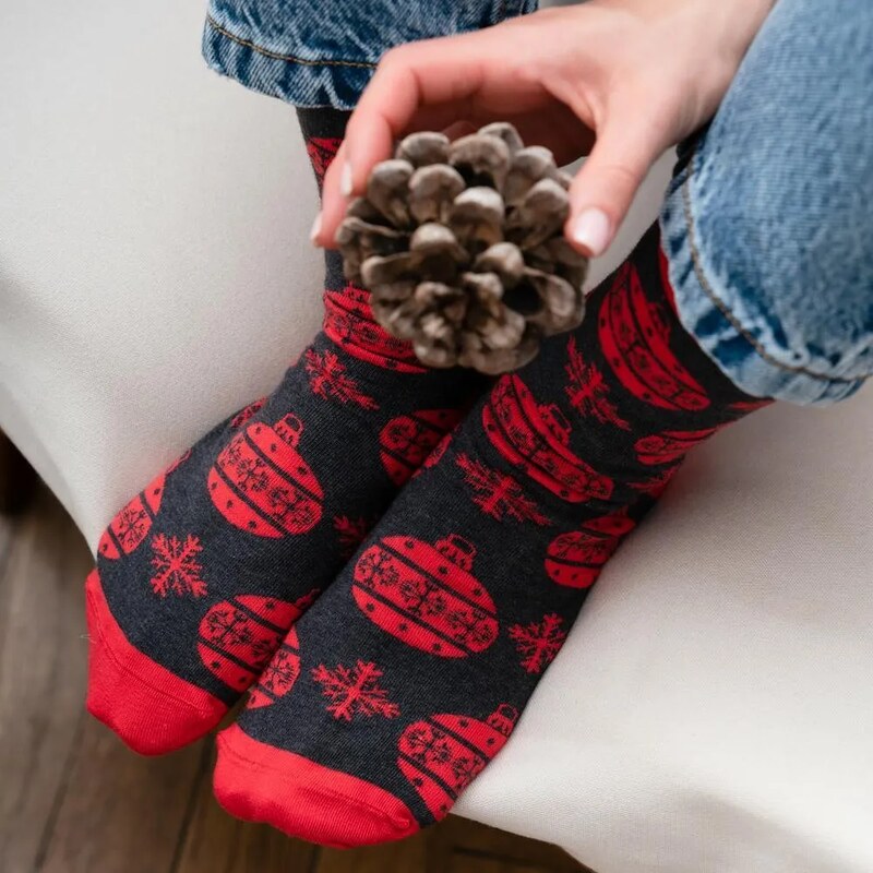 Vianočné ponožky pre mužov Steven art.136 41-46 65702547