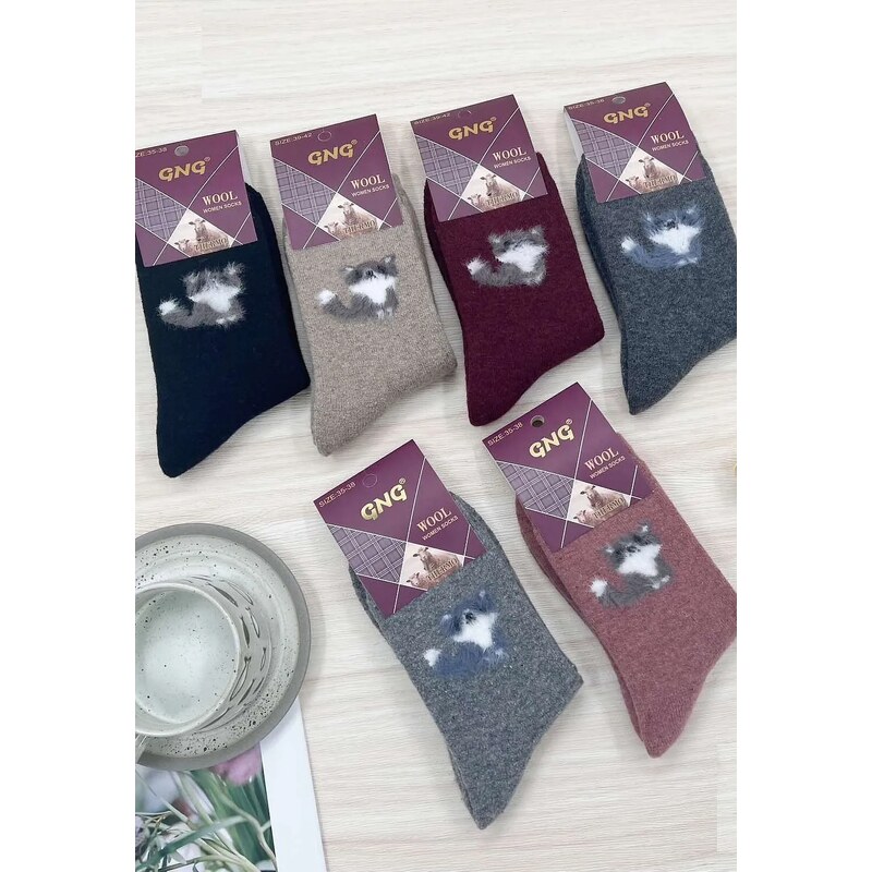 Dámske ponožky WiK 003 z angorskej vlny 978 35-42 65702576