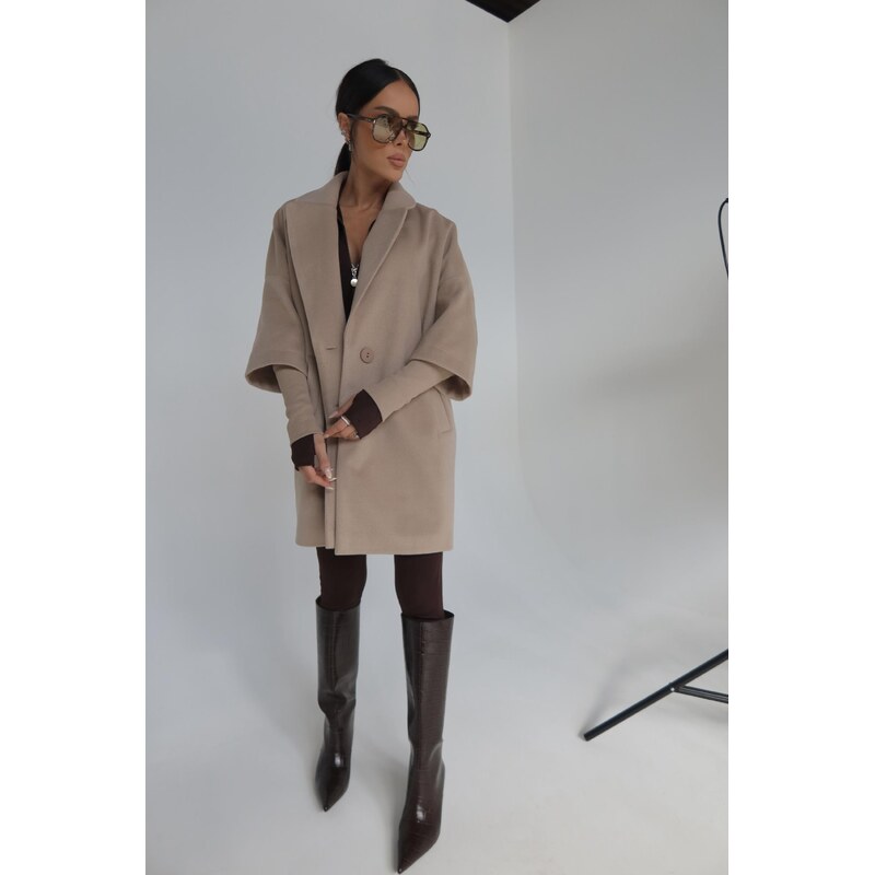 LaManuel Dámsky béžový kabát Eternal 65702682