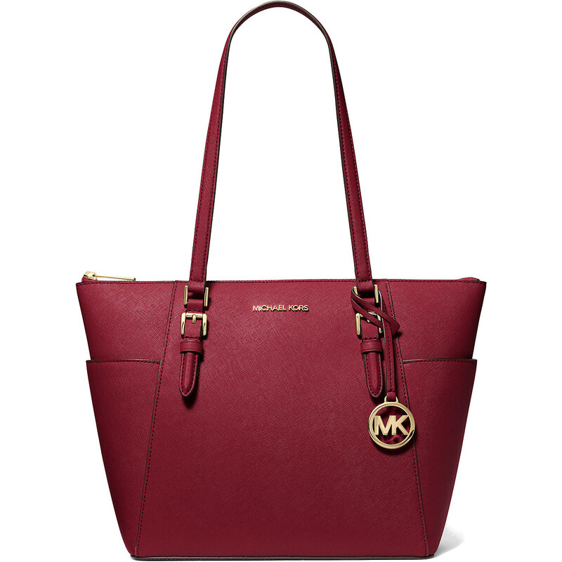 Michael Kors Kabelka Charlotte Large Saffiano Leather Top-Zip Tote Bag 65705565