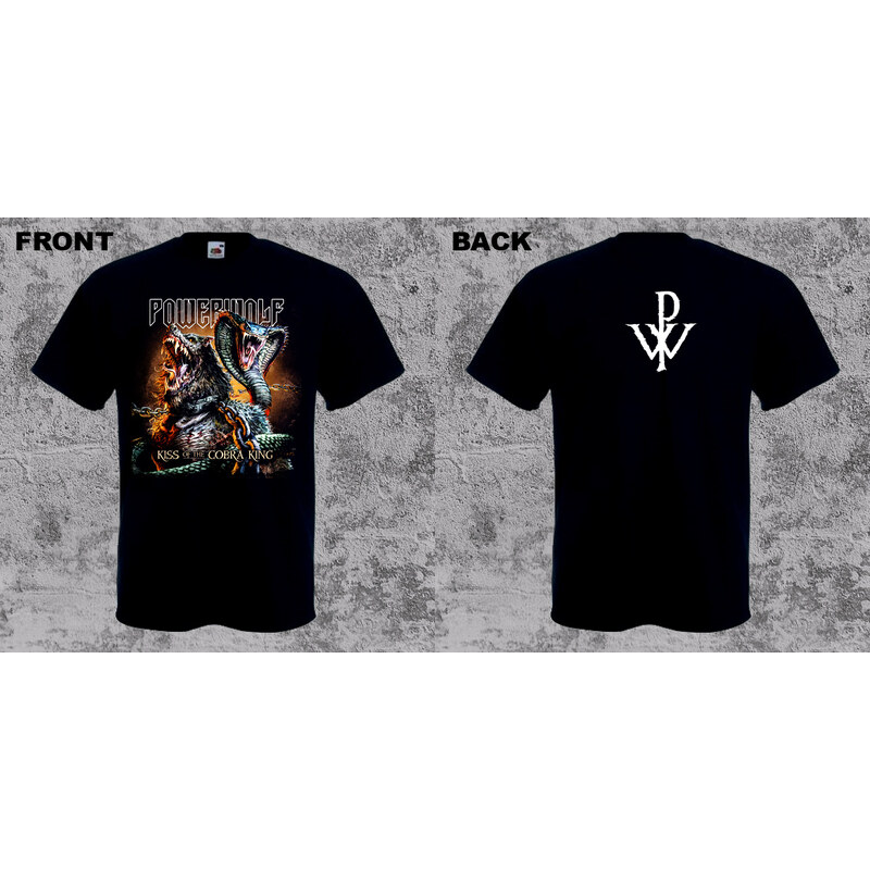 Fruit of the Loom Powerwolf - Kiss of the Cobra King (tričko) 65702899