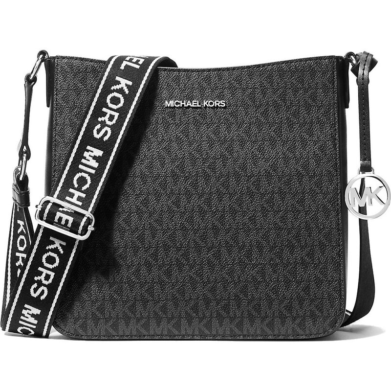 Michael Kors Jet Set Small Signature Logo Crossbody Bag Black 65705564