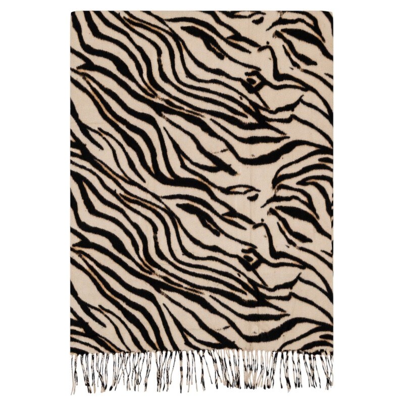 Zebra vzorovaná šatka Pieces 66808121