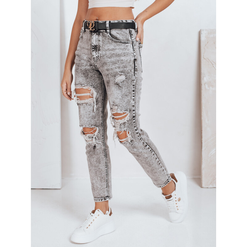 DStreet Dámske push-up rifle s dierami, šedé 65798408