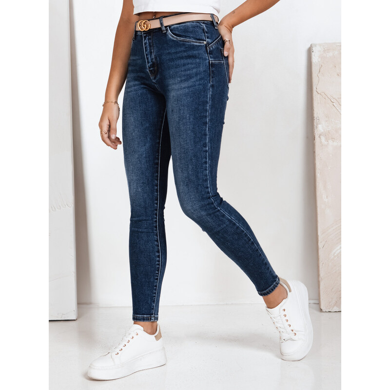 DStreet Dámske skinny rifle modré 65798392