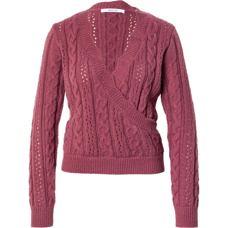 ABOUT YOU Sveter Melody tmavoružová 66008601
