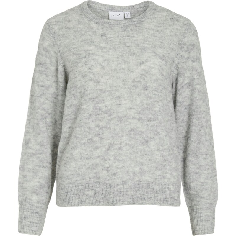 VILA Sveter VILory sivá melírovaná 65893177