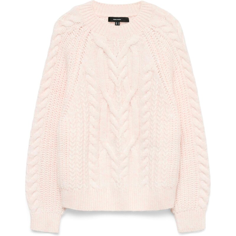 VERO MODA Sveter VMJada pastelovo ružová 65893877