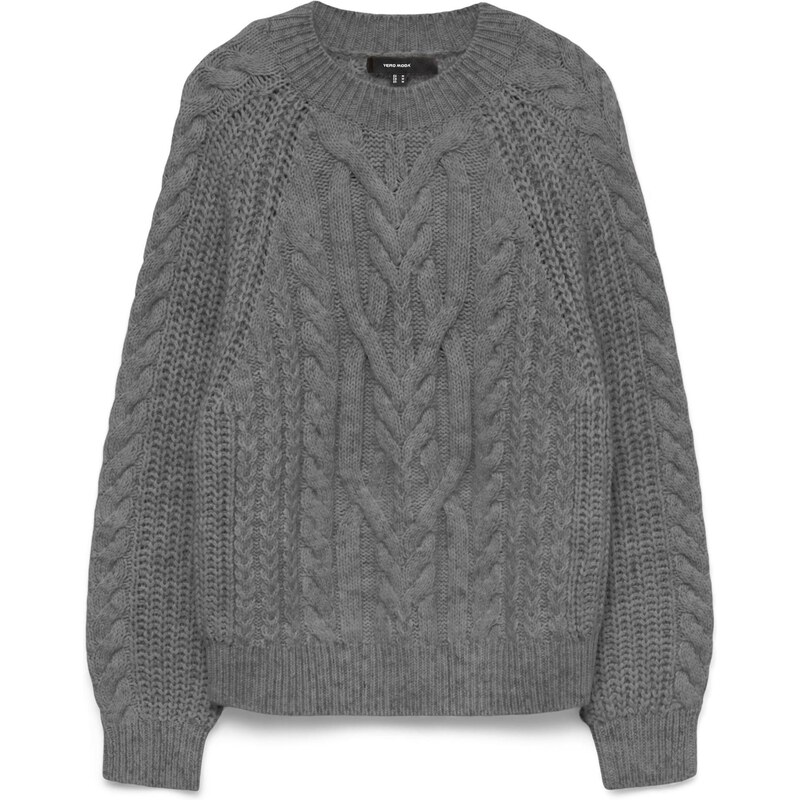 VERO MODA Sveter VMJada tmavosivá 65893881