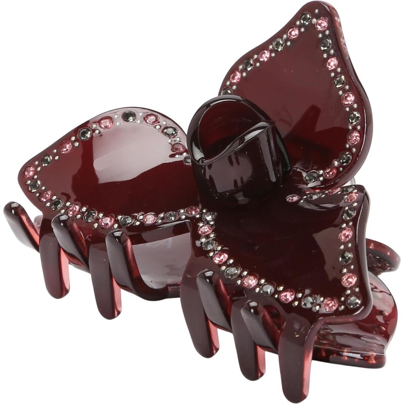 SUI AVA Bižutéria do vlasov Polly ružová / karmínovo červená / 66057198