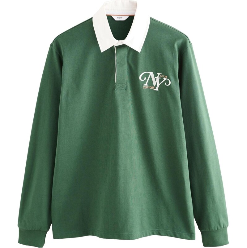 Next Tričko béžová / zelená / biela 65707726