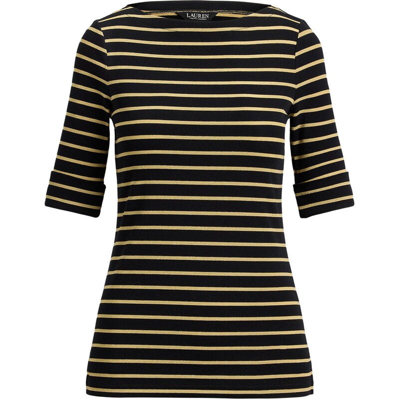 Lauren Ralph Lauren Tričko JUDY zlatá / čierna 65707992
