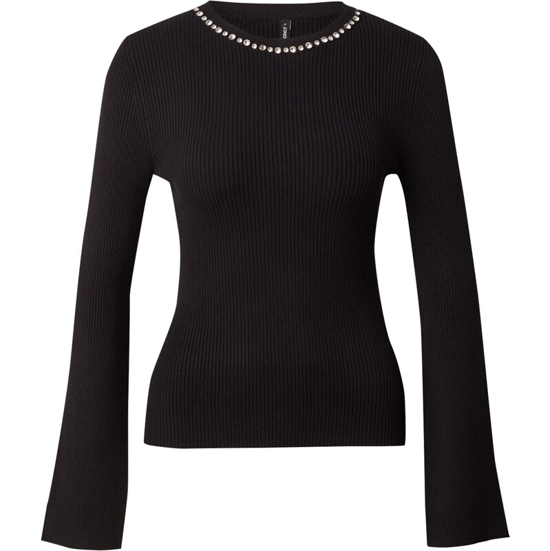 ONLY Sveter ONLNATASCHA čierna / strieborná 65888014