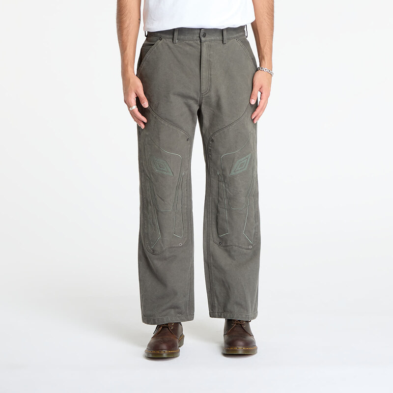 Kalhoty Umbro Shinguard Canvas Pants Dark Olive XL 65720280