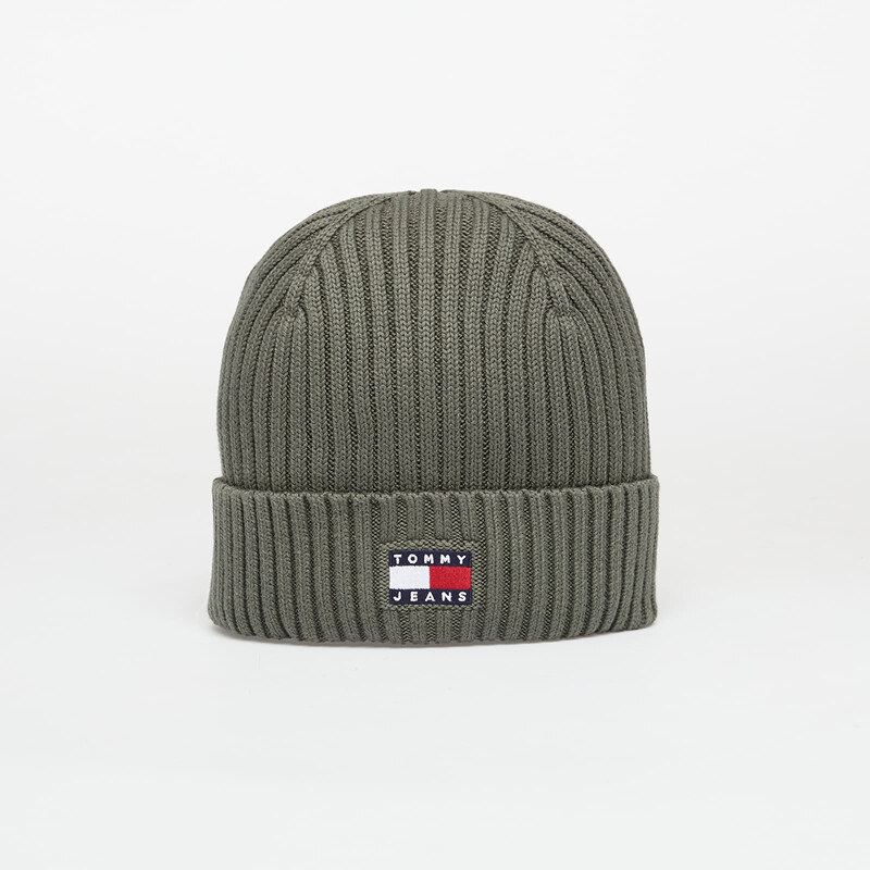 Tommy Hilfiger Čiapka Tommy Jeans Heritage Core Beanie Pewter Green 65708807