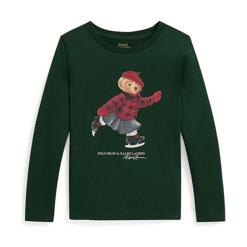 Detská bavlnená košeľa s dlhým rukávom Polo Ralph Lauren 65730067