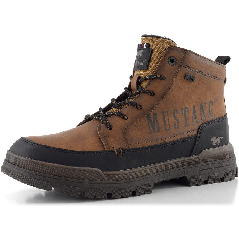 Mustang pánska pohorková členková obuv cognac 15M0101004 65639911