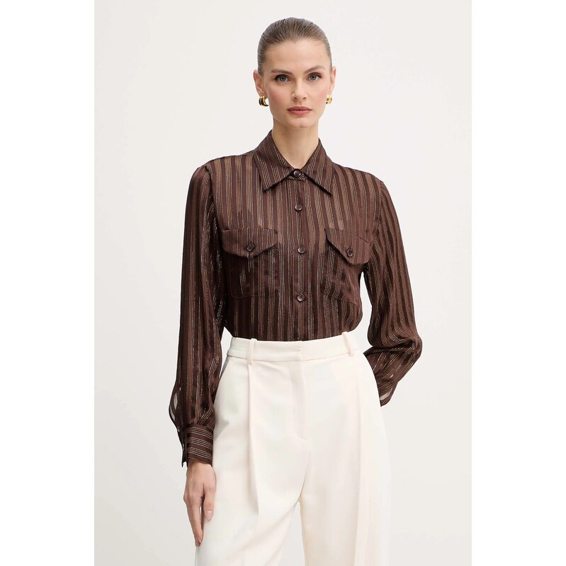 Hodvábna košeľa Luisa Spagnoli 65713220