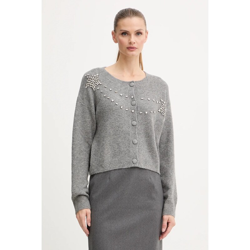 Kardigán s prímesou vlny Fracomina 65713330