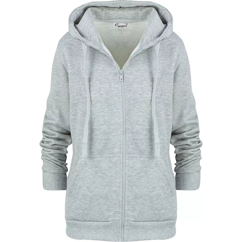 Pri Unzipped kangaroo sweatshirt with hood SELENA 65715385