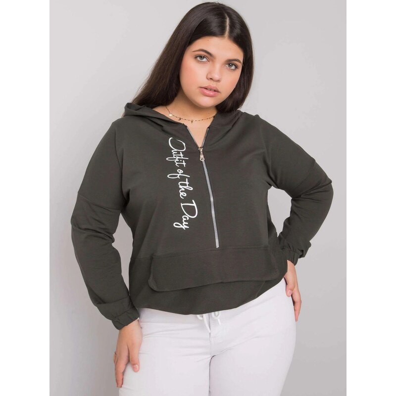 FPrice Blúzka RV BL 7179.27 tmavá khaki 49742638