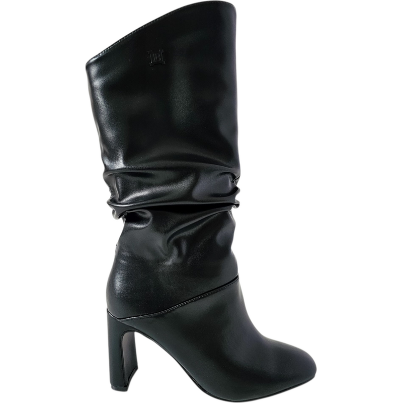 Elegantné čierne čižmy Laura Biagiotti Calf Black 65714309
