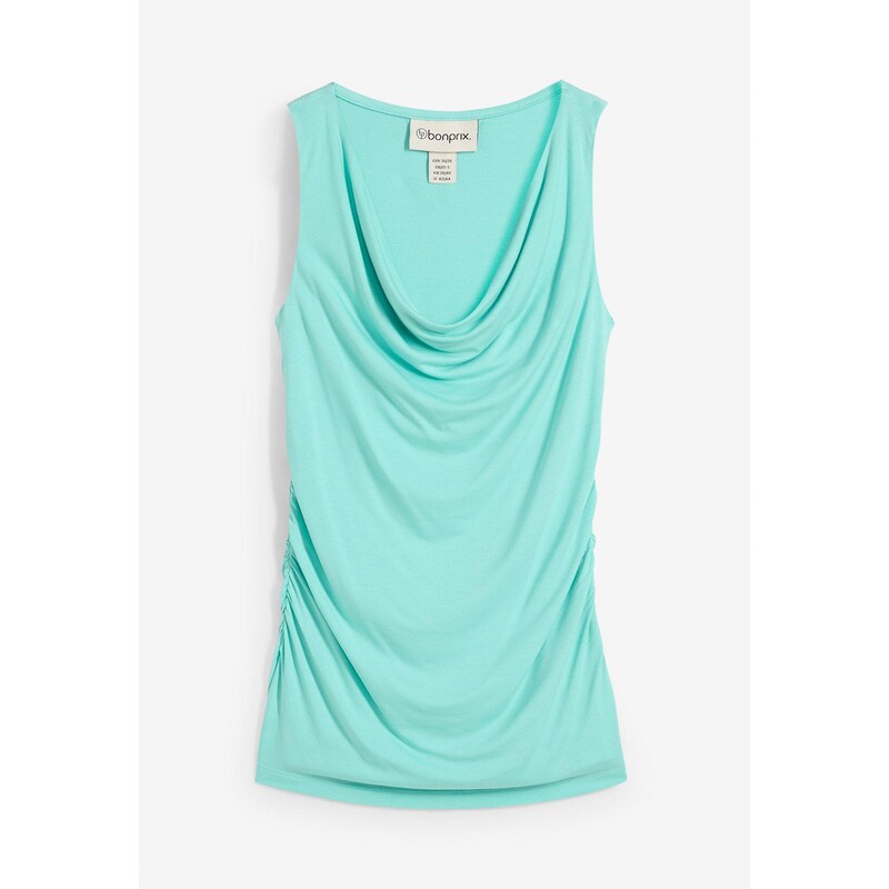 bonprix Top z jemného viskózového mixu, farba zelená 62471310