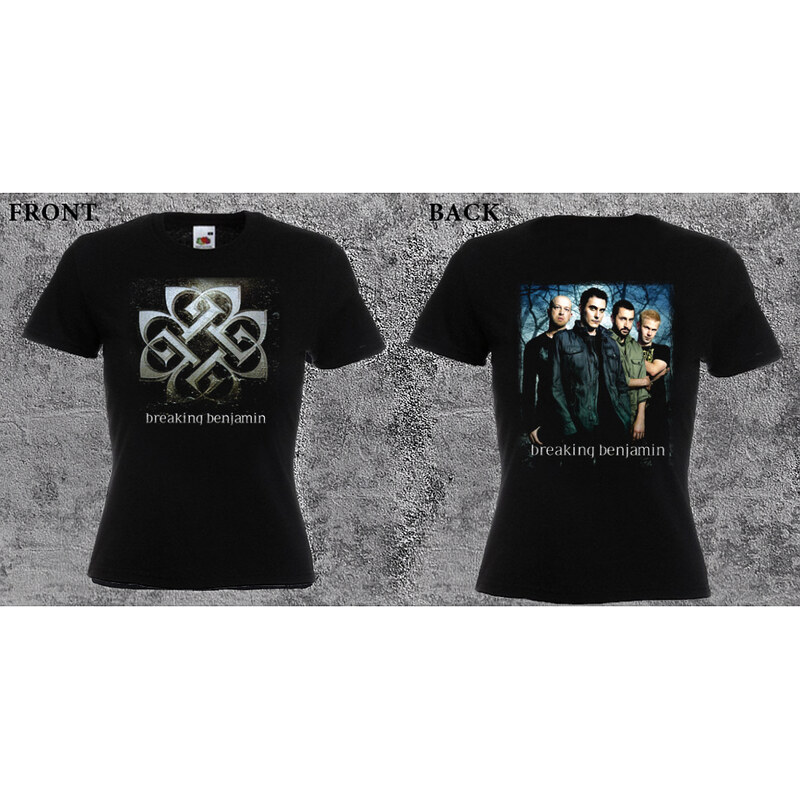 Fruit of the Loom Breaking Benjamin - Shrine and Band (dámske tričko) 65717124