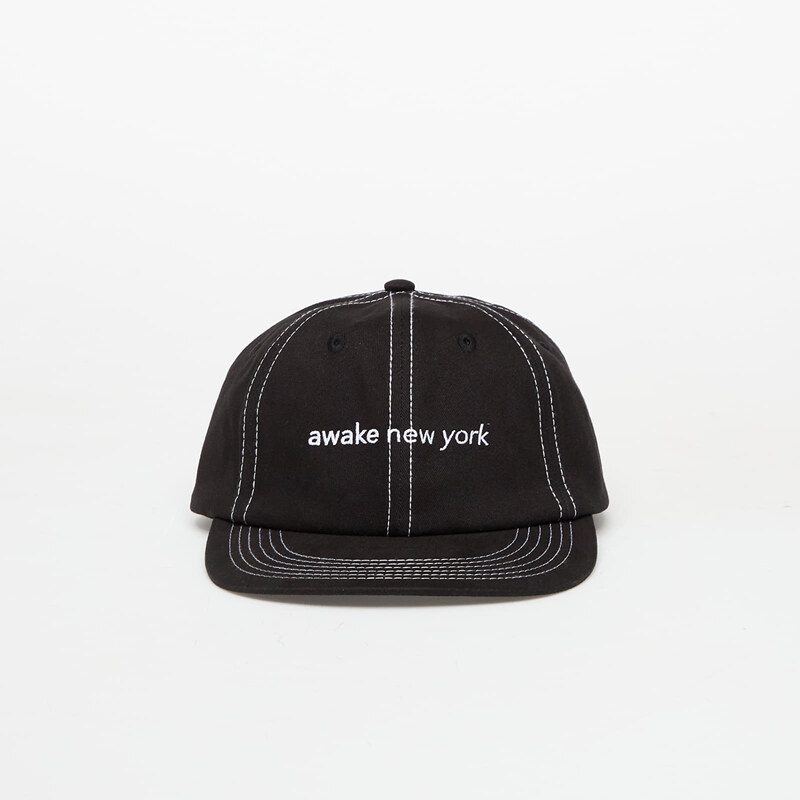 Šiltovka Awake NY Awake Ny Contrast Stitch 6 Panel Hat Black Universal 65720261