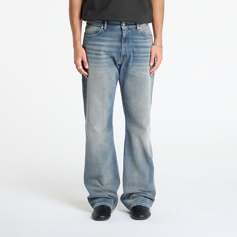 Džínsy MM6 Maison Margiela Pants 5 Pockets Medium Blue 31 65720263