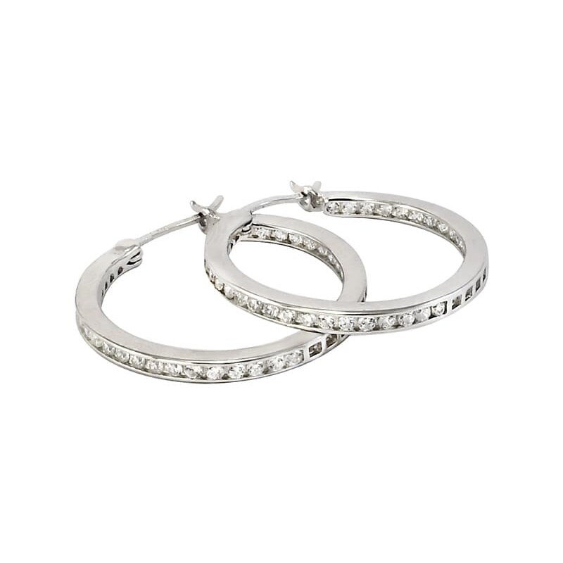 Strieborné náušnice Glare 910 65720311