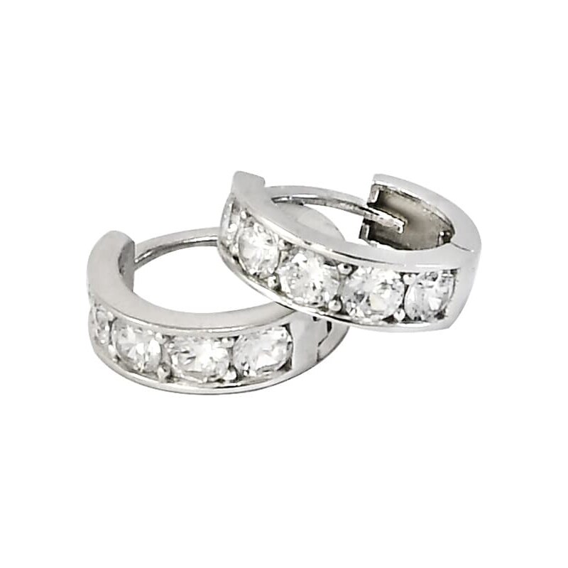 Strieborné náušnice Glare 912 65720312