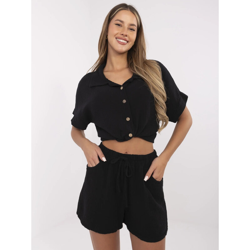 FPrice Šortky MO SN 9717.95 čierne 65722067