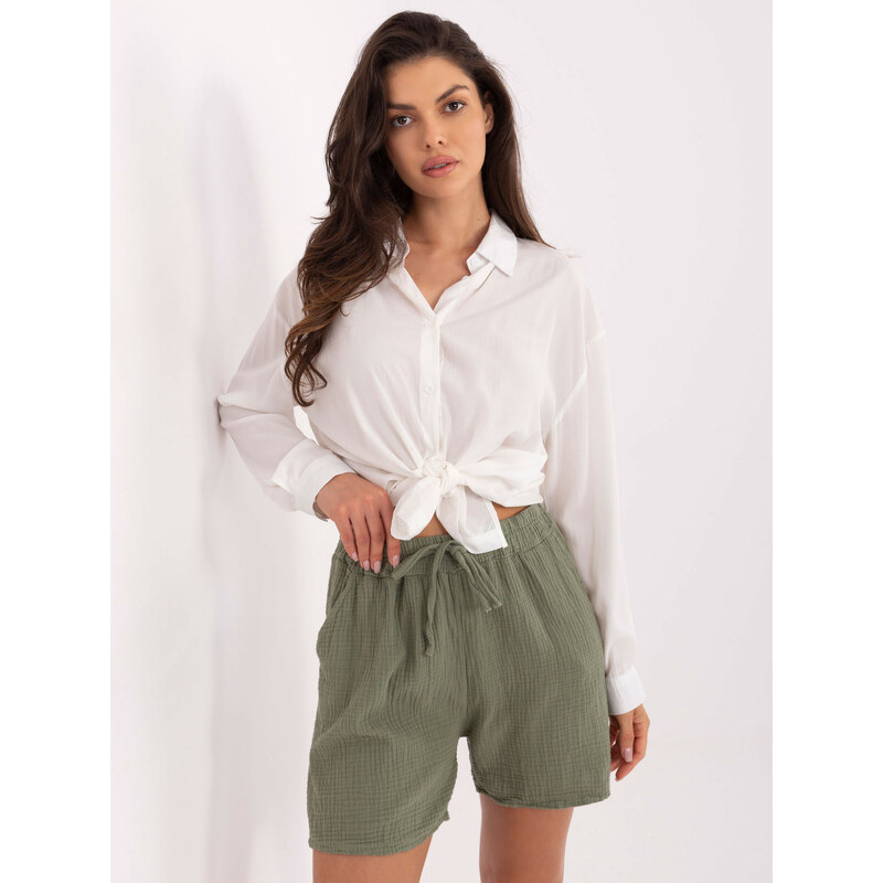 FPrice Šortky MO SN 9717.95 khaki 65722180