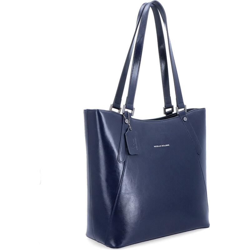 Kožená kabelka cez rameno Noelia Bolger modrá NB 0094 TM 65723967
