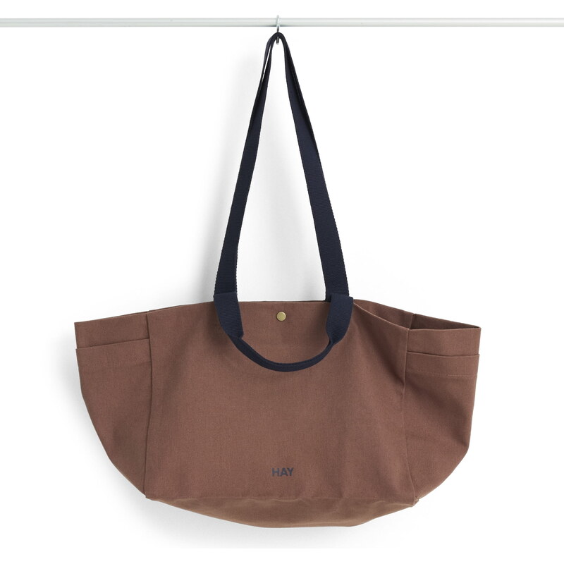 HAY Bavlnená taška Weekend Bag S Milk Chocolate 65724571