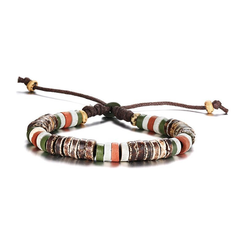 Impress Jewelry Náramok z prírodných korálikov Natural Stone Wood 65229293