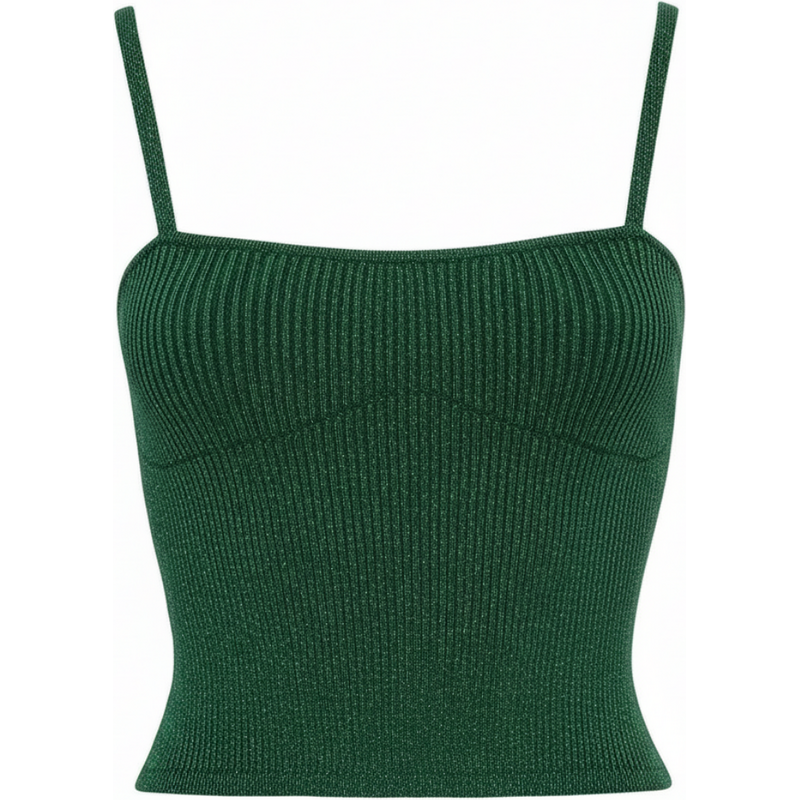PINKO Emerald Green crop top 65727020