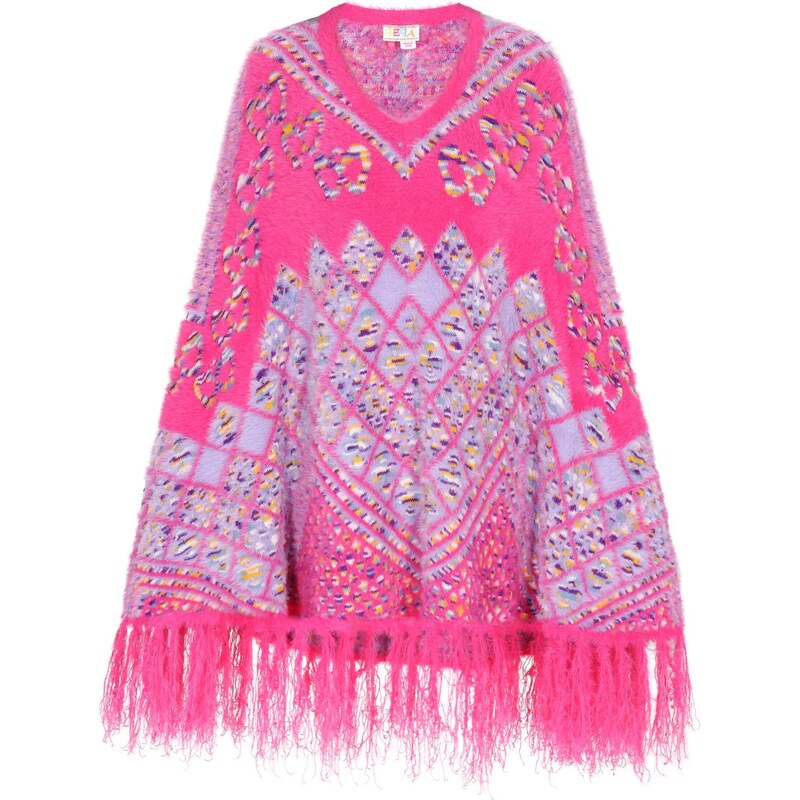 IZIA Pelerína žltá / fialová / ružová / biela 65884699