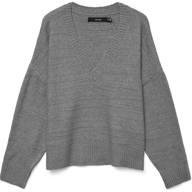 VERO MODA Sveter VMBOOM sivá melírovaná 65884557