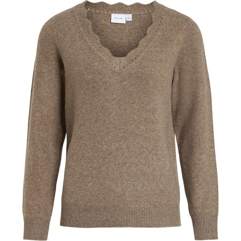 VILA Sveter VINIKOLINA mokka 65889568