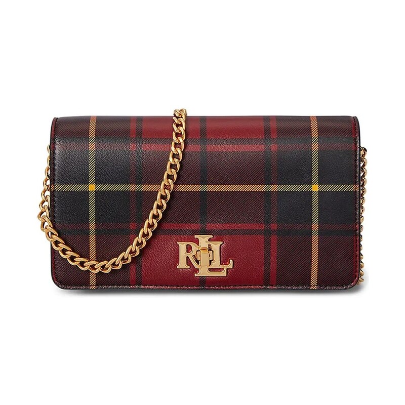 Kožená listová kabelka Lauren Ralph Lauren 65730085