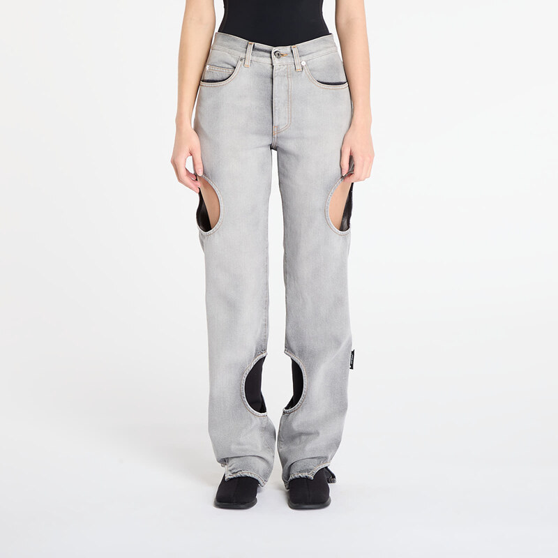 Džínsy Off-White Meteor Denim Pants Bleach Black/ No Color 26 65727619